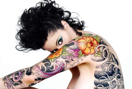 Art Of Female Tattoo