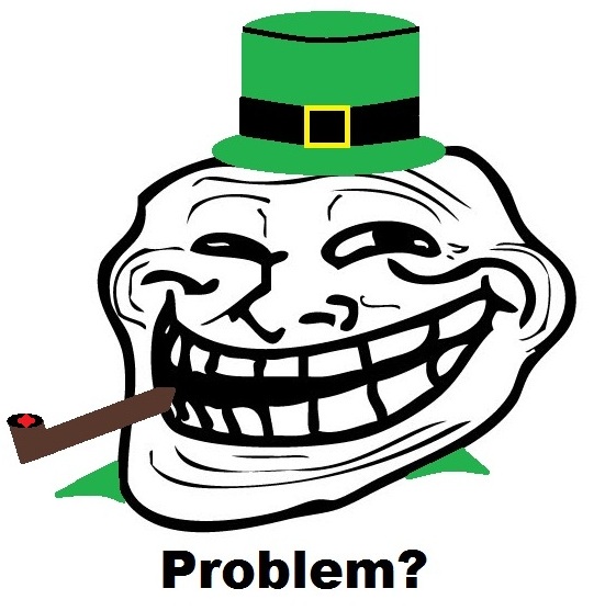 Happy St. Patricks Day from Troll Face