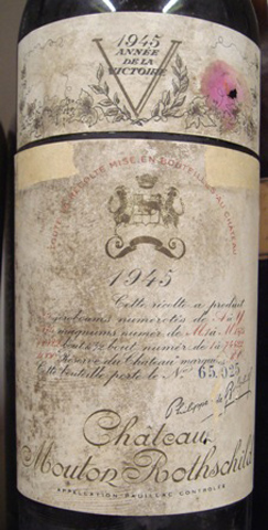 $114,614 - 1945 ChÃ¢teau Mouton-Rothschild