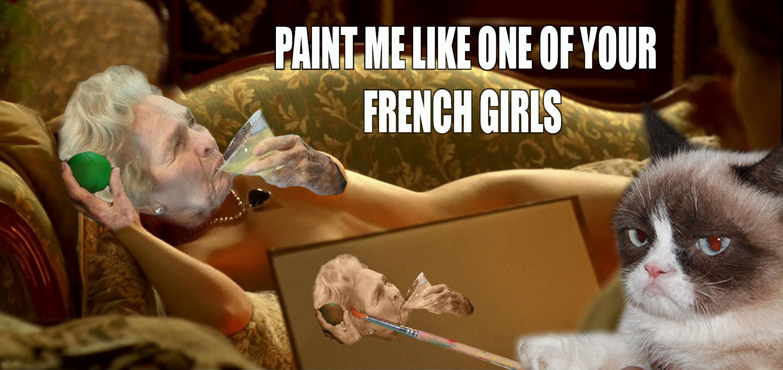titanic old lady meme - Paint Me One Of Your French Girls French Girls
