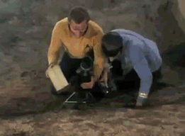 Kirk and Spock from Star Trek (1966–1969)
