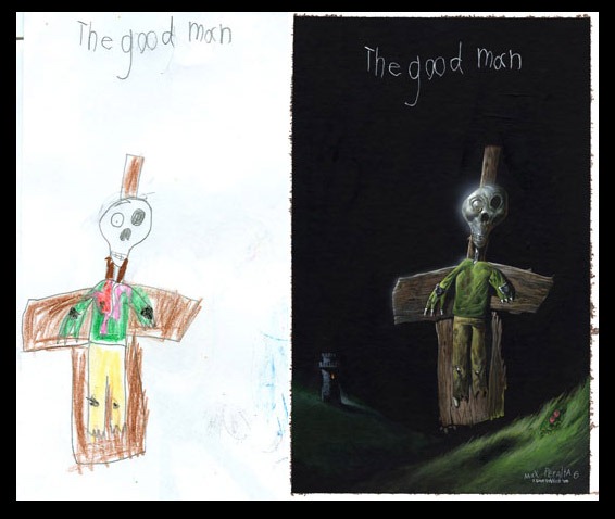 Children's Drawings Turned Into Realistic Paintings
