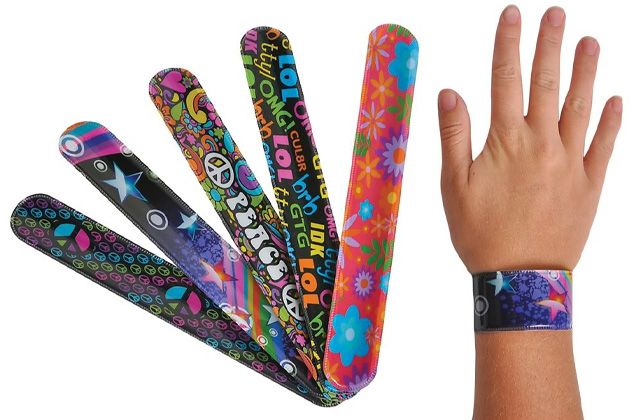 Slap Bracelets, 1988.