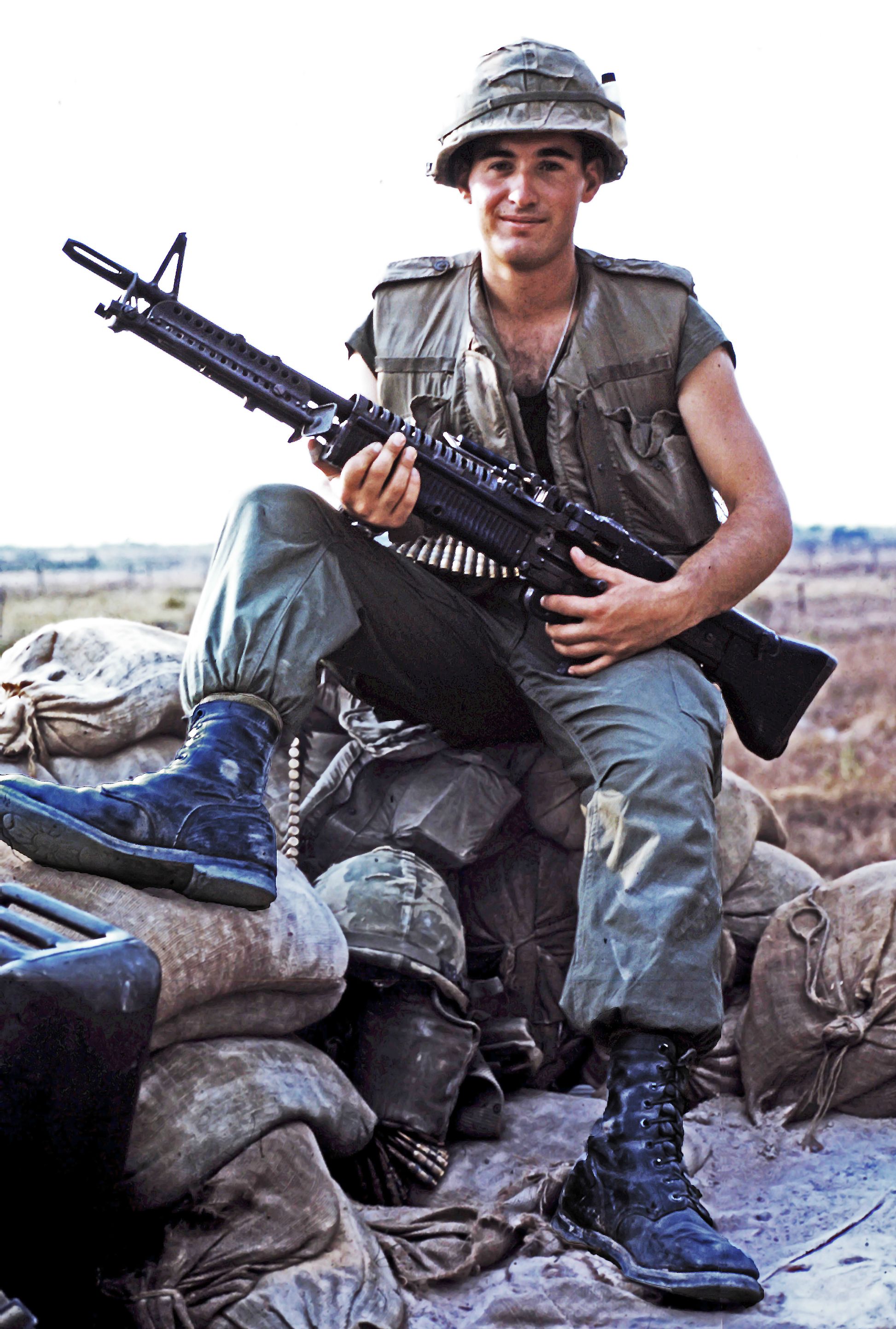 18-year-old soldier in Vietnam, 1963.
