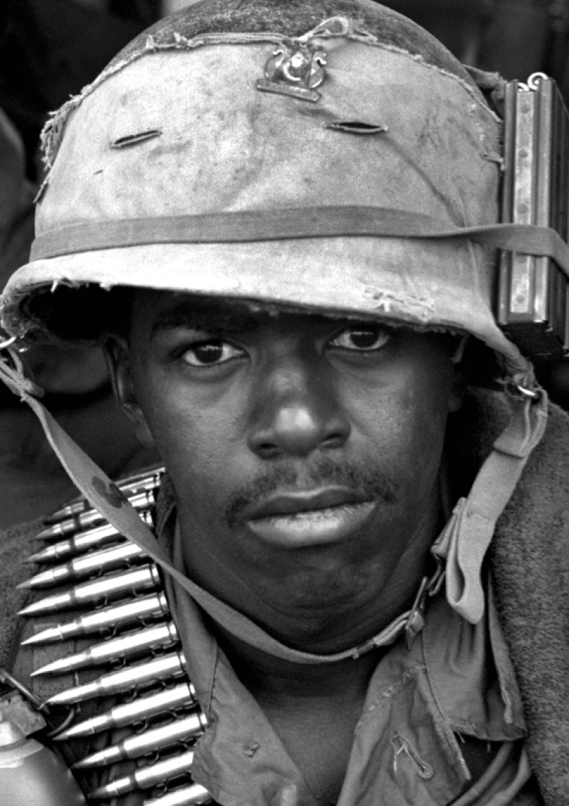 John Dittmann, 1967. US soldier of the 2nd Battalion, 14th Infantry Regiment, Ho Bo, Vietnam.