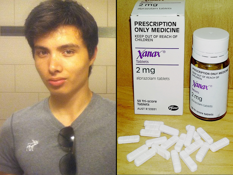 Elliot Rodger: Xanax.
May 23, 2014: 22-year-old Rodger went on a rampage in Isla Vista, California, killing 7 people and injuring 13 more, before killing himself with a self-inflicted gunshot wound. Elliot had been taking Xanax for a while, according to his parents. There were fears he might have been addicted to it, or taking more than was prescribed.