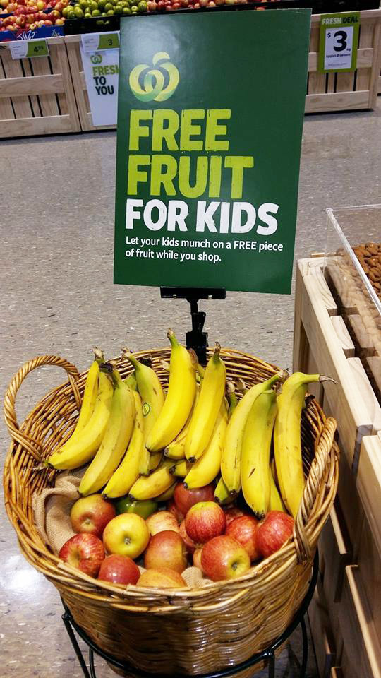 free fruits for kids in supermarket - Fresh Deal 3 You Free Fruit For Kids Let your kids munch on a Free piece of fruit while you shop.