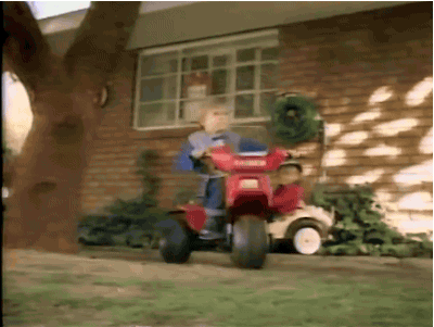 Power Wheels - Not many kids had these, and if you lived on a big hill, good luck, but those few spoiled brats that had one, knew it was the shit! These things took playing outside with your friends to the next level, my neighbor had the fire truck one, we put out so many infernos on that thing.