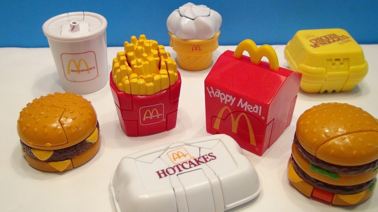 McDonald’s McDino Changeables - These awesome transforming McDonalds toys were actually pretty easy to attain back in the day. They came in kids meals at Mcdonalds, in the early 90s. They were pretty fun to play with and trade with your friends.