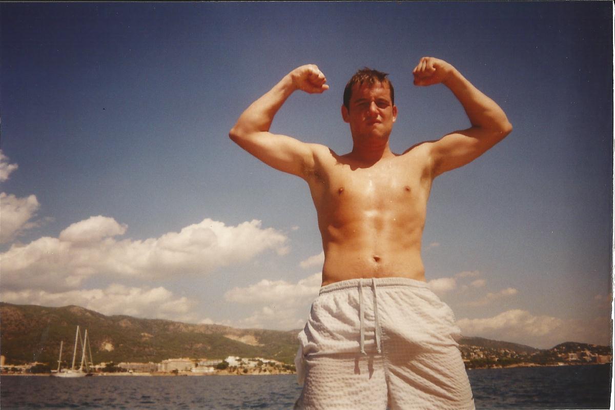 Me in Ibiza 10 year ago