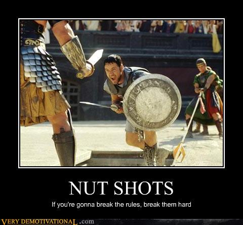 Nut shots.