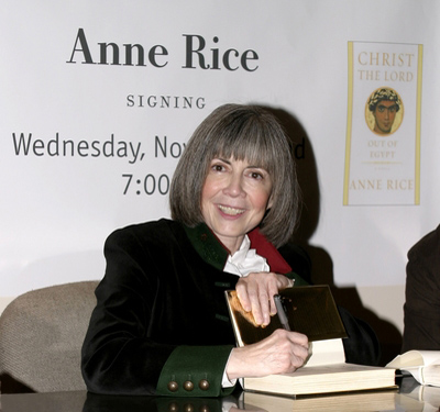 Anne Rice, best selling author