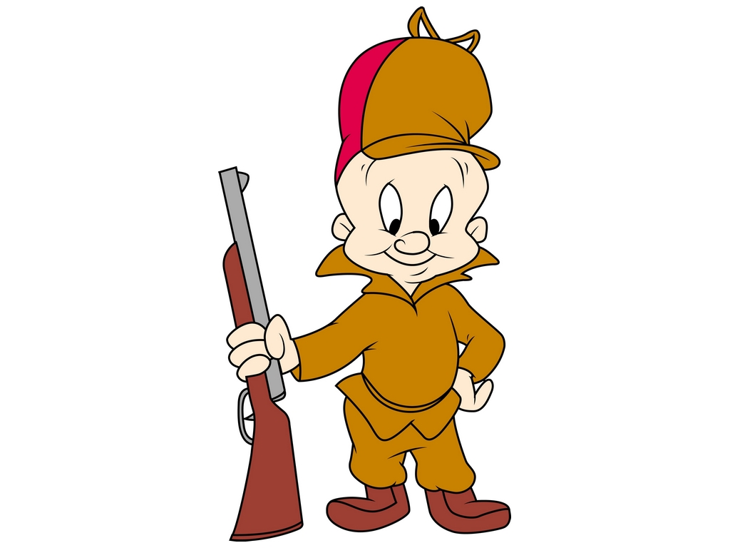 Elmer Fudd hunts rabbits for sport. He's a gun user.