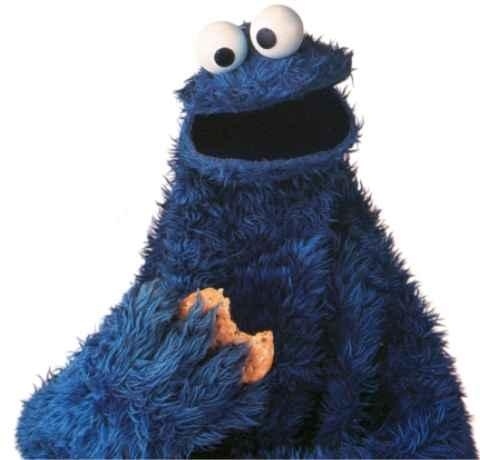 Cookie Monster no longer eats cookies.