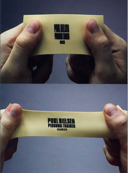 Business Card from a Personal Trainer