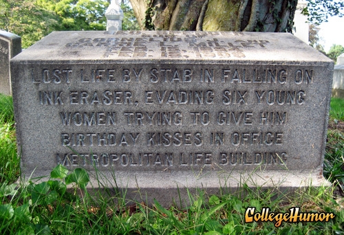 Who would pay for this head stone?