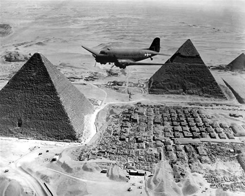Over the Pyramids, Egypt