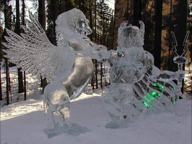 Amazing Ice Sculptures!