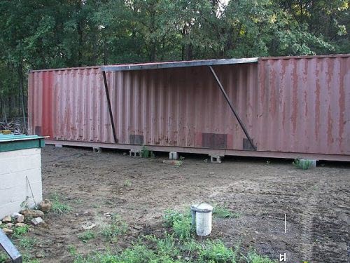 Rustic Home built out of two shipping containers