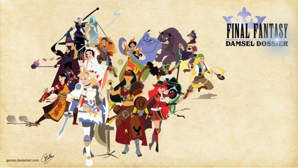 Disney Princesses as Final Fantasy Characters