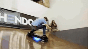Tony Hawk tests the world's first real HOVERBOARD!!