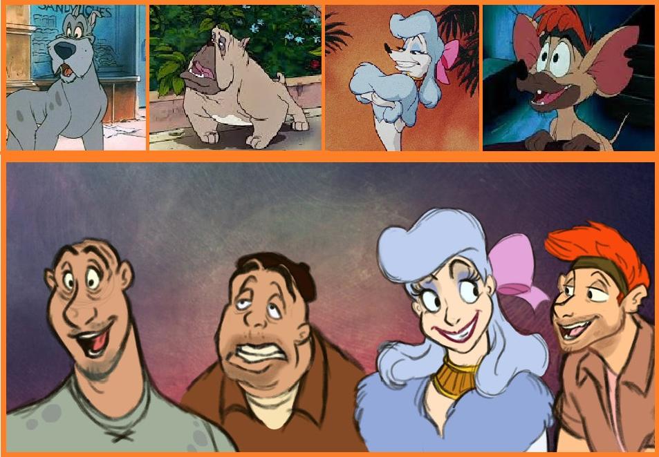 Disney sidekicks Humanized!