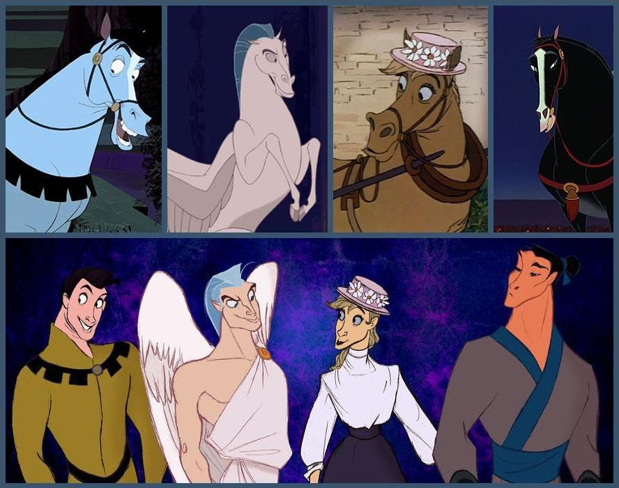 Disney sidekicks Humanized!