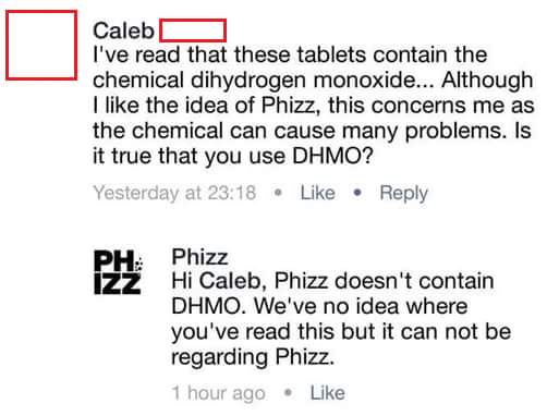 PSA: Dihydrogen Monoxide awareness