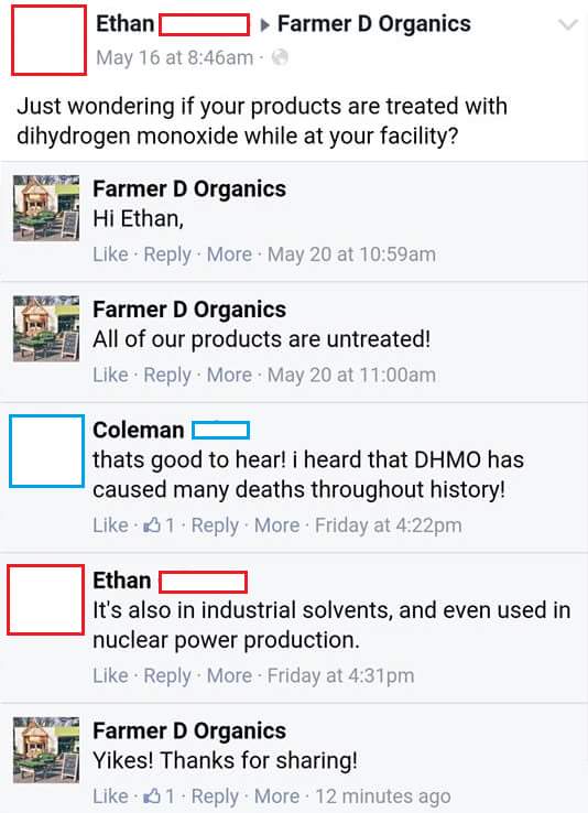 PSA: Dihydrogen Monoxide awareness