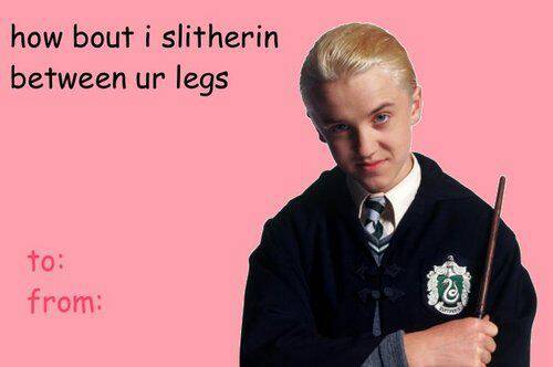 twitter valentines day cards - how bout i slitherin between ur legs to from