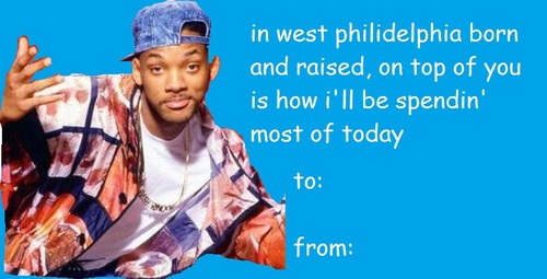 fresh prince - in west philidelphia born and raised, on top of you is how i'll be spendin' most of today to from