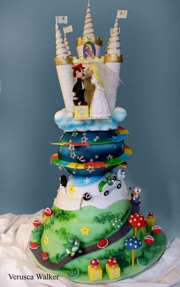 super mario wedding cake - Verusca Walker