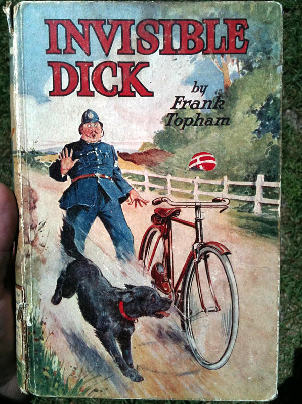 worst funny book covers - Invisible Dick by Frank Topham