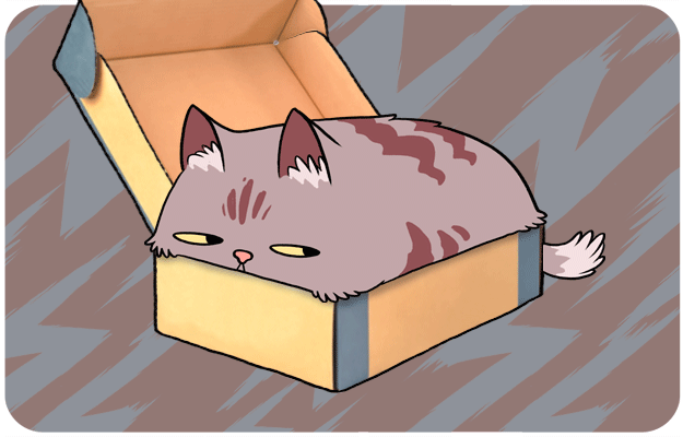 Sleeping in boxes: Cat's find security in confined spaces. 