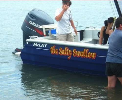 funny boat names - Yamaha McLAY Arthie Salty Swallow