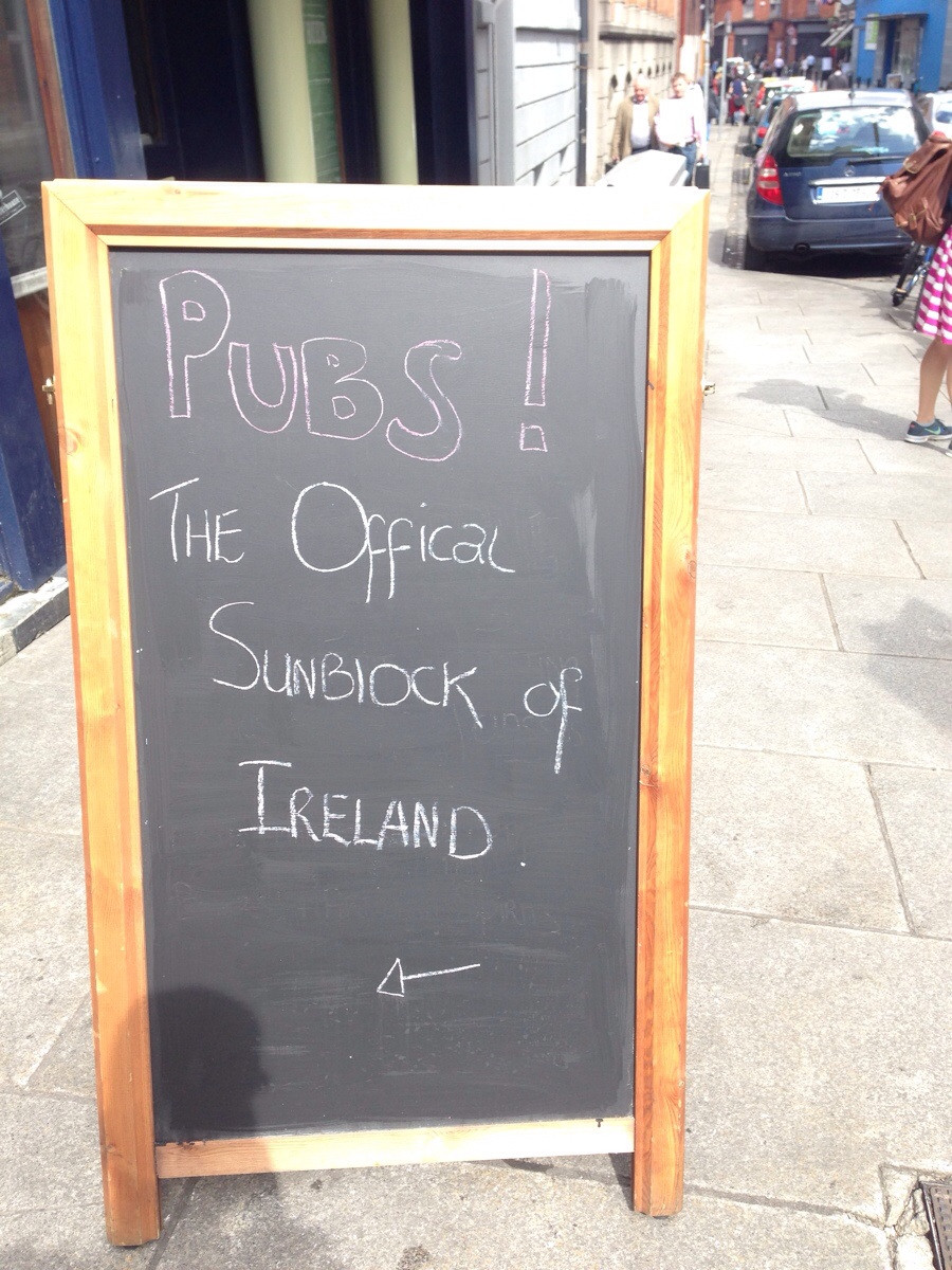 funny chalkboard signs - Pubs! The Offical SUMBlock of Ireland