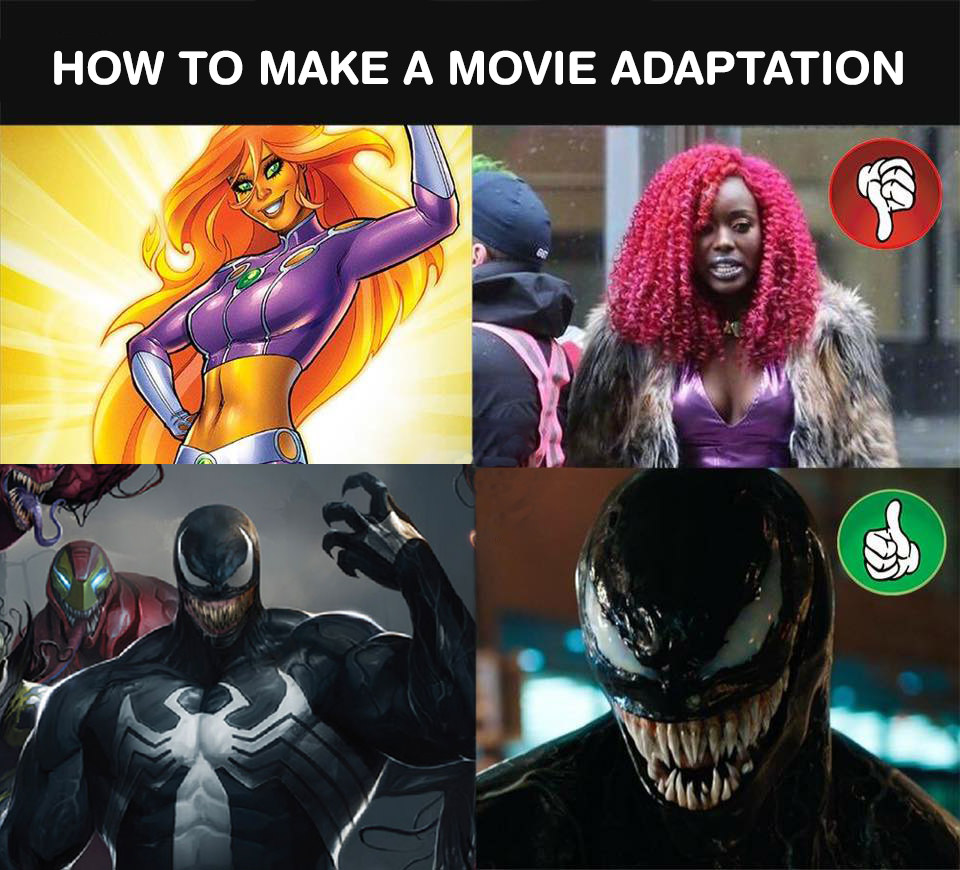 memes - superhero - How To Make A Movie Adaptation