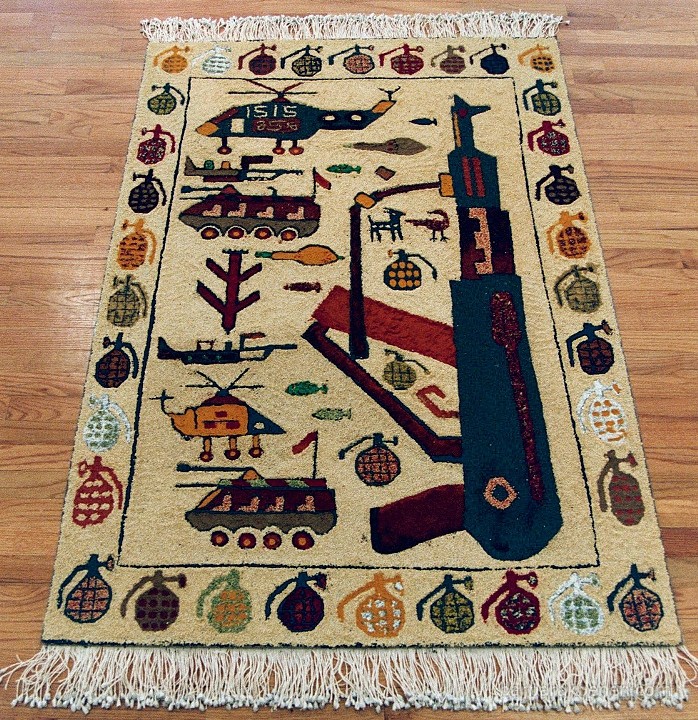 18 Afghan War Rugs That Are As Brutal as They Are Beautiful