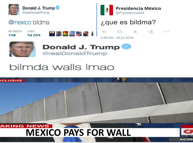 trump bildma - Donald J. Trump Trump Presidencia Mxico bildma que es bildma? 128 24022 Donald J. Trump Trump bilmda walls Imao Kclusive Aking News Mexico Pays For Wall AC36