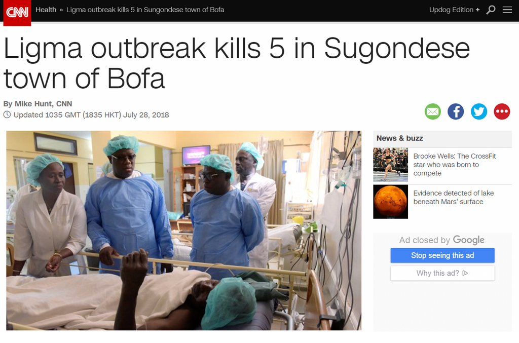 ligma sugondese bofa - Cnn Health Ligma outbreak kils 5 in Sungondese town of Bofa Updog Edition Ligma outbreak kills 5 in Sugondese town of Bofa By Mike Hunt, Cnn Updated 1035 Gmt 1835 Hkt News & buzz Brooke Wells The CrossFit star who was bom to compete