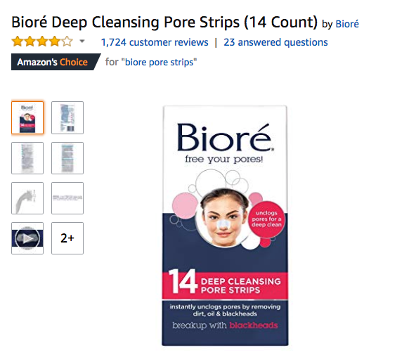 For those of you who have never used this deeply satisfying product, you get your nose wet, place the strip over your wet nose (activating the adhesive), let the strip dry, and then peel it off. What's left on the strip is all the gunk that's been building up in your pores. Absolutely disgusting... and yet... deeply satisfying. 