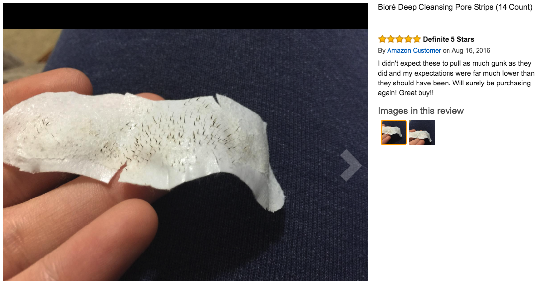 People Are Reviewing Biore Strips With Photos of the Aftermath