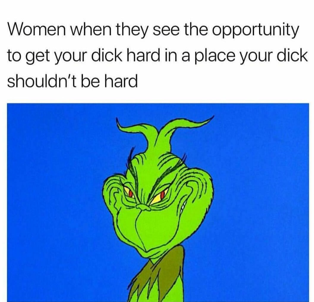 work meme about women getting men hard in inappropriate situations
