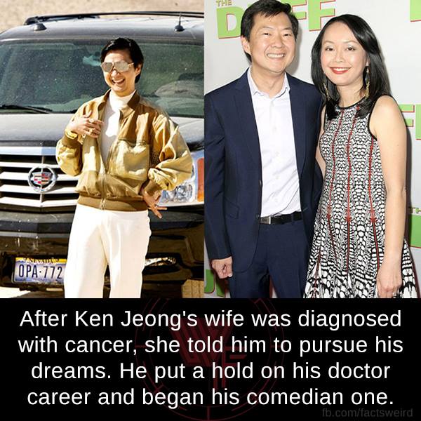 mr chow from the hangover - Nalazu Opa772 El After Ken Jeong's wife was diagnosed with cancer, she told him to pursue his dreams. He put a hold on his doctor career and began his comedian one. fb.comfactsweird