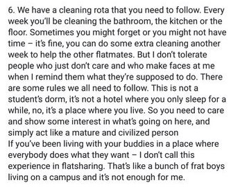 Insane Londoner Seeking A Roommate Lays Out Unbelievable Rules For Any New Tenant