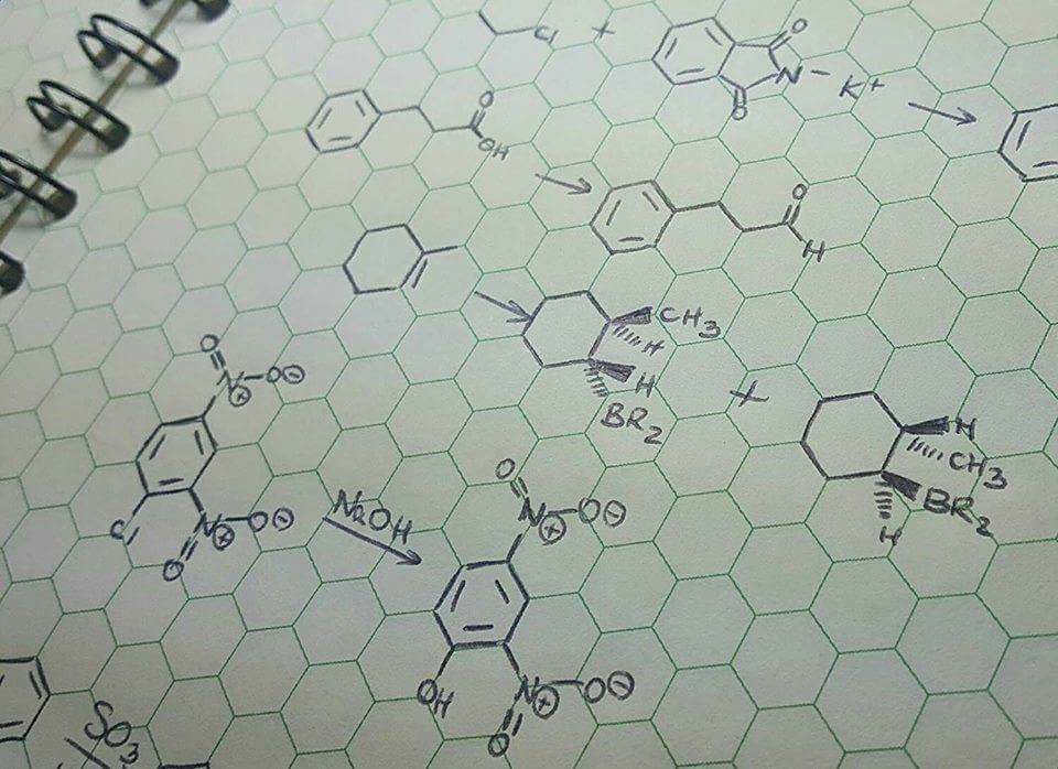organic chemistry notebook
