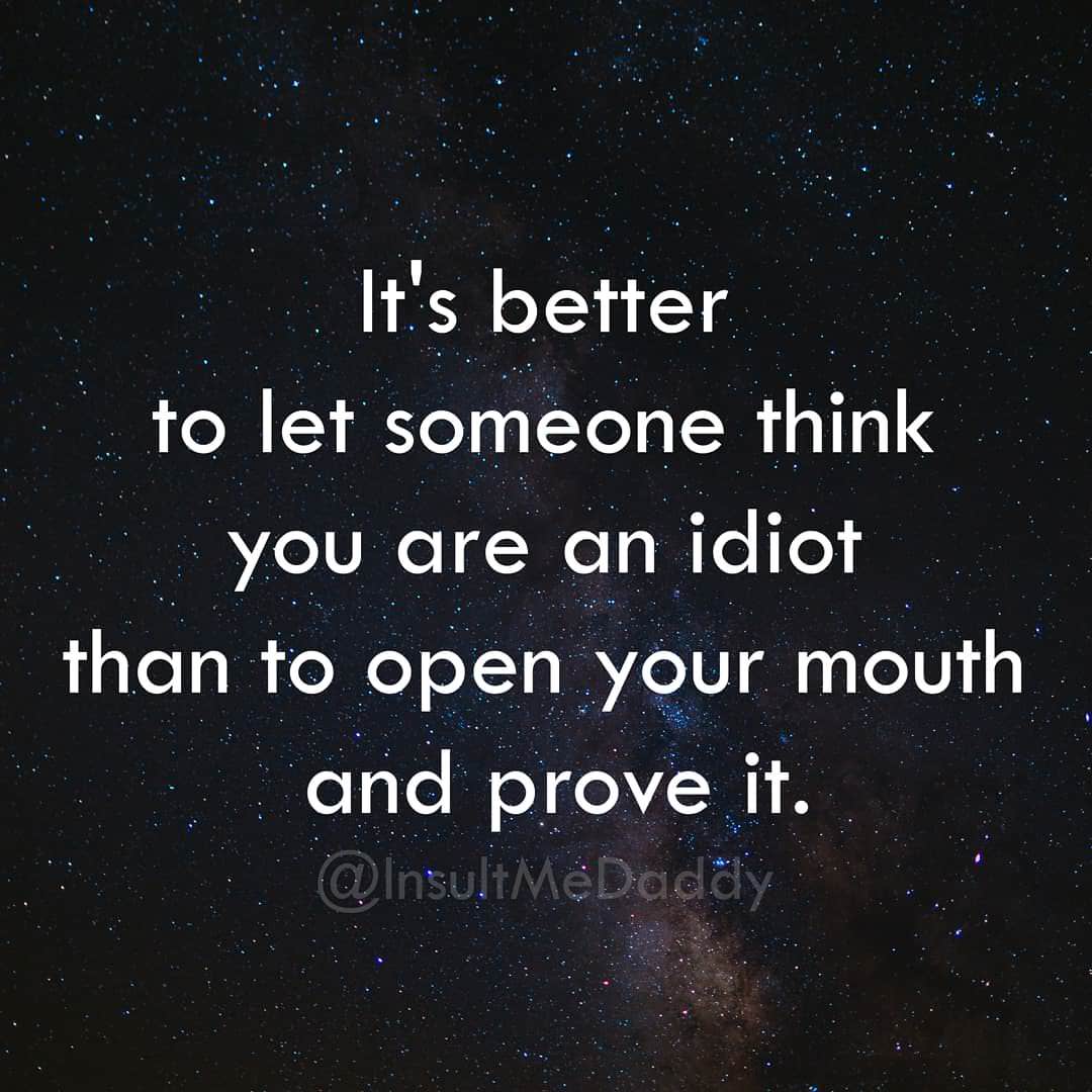 secret life of bees quotes - It's better to let someone think you are an idiot than to open your mouth and prove it. InsultMeDaday