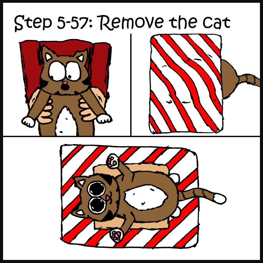 How To Wrap Presents When You Have A Cat