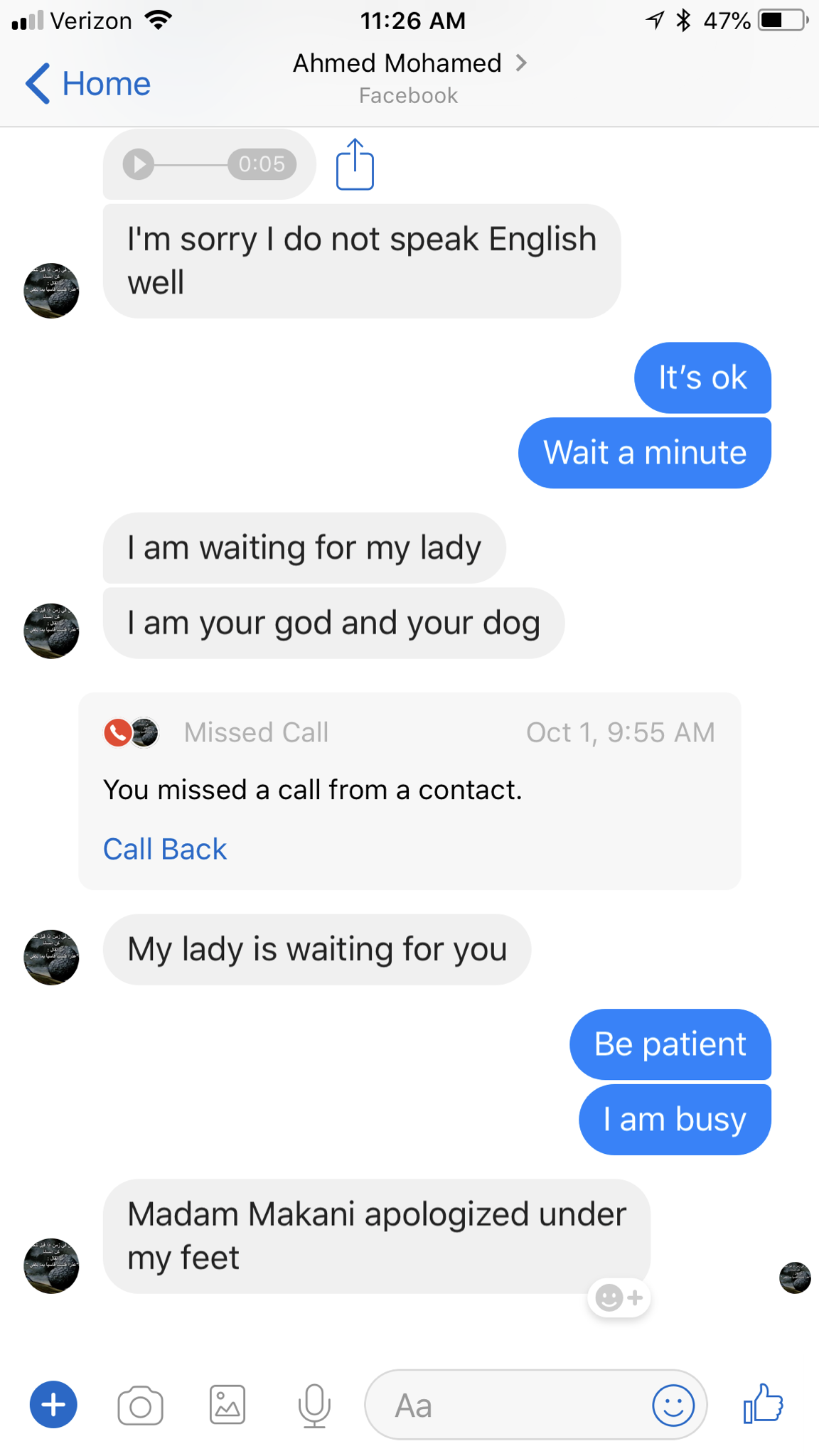 Woman Accepts Friend Request From Random Creep In Iraq, It Immediately Gets Out Of Hand