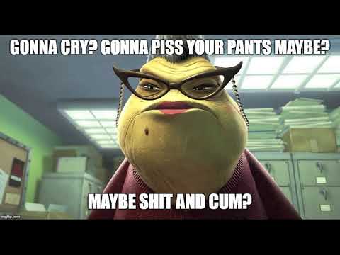 roz monsters inc - Gonna Cry? Gonna Piss Your Pants Maybe? Maybe Shit And Cum?